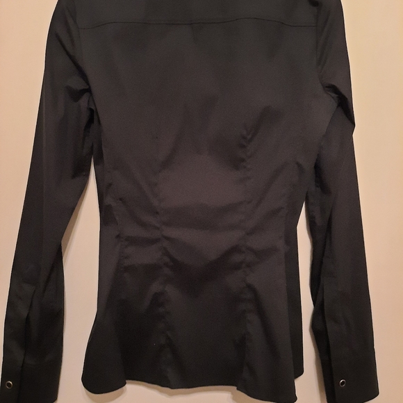Gucci woman's black button down sz 40 or Small - Picture 2 of 7
